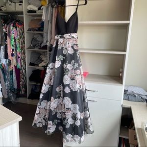 Eliza J spaghetti strap formal gown